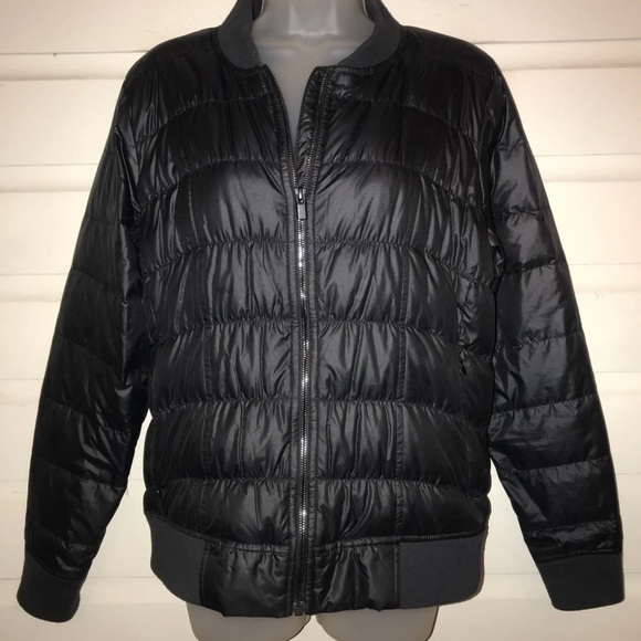 Athleta Full Zip Goose Down Filled Puffer Winter Jacket Size S - Picture 1 of 7